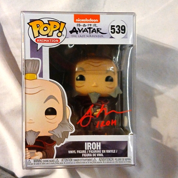 Signed Iroh Pop Vinyl Figurine